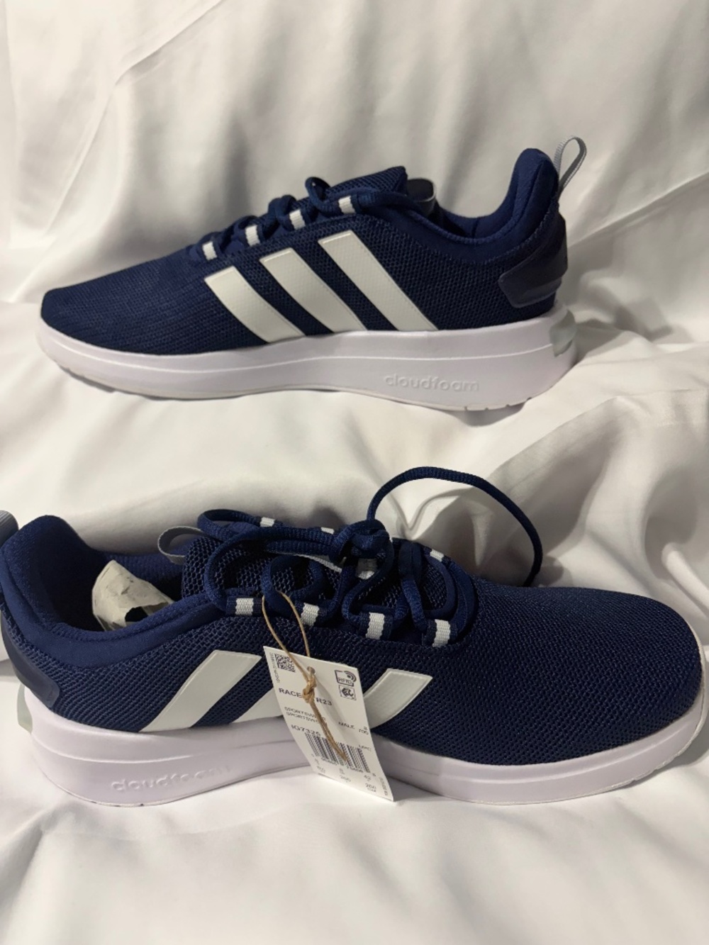 Blue Adidas Cloudfiam men’s sneakers